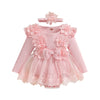 Princess Mesh Newborn Dress