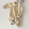 New Baby Striped Romper