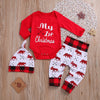 Baby Christmas Letter Romper