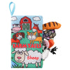 Baby animal tail cloth book