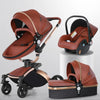 AGAPE Leather Baby Stroller