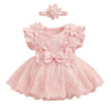 Princess Mesh Newborn Dress