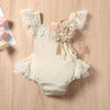 Newborn Baby Girl Sleeveless Lace Jumpsuits