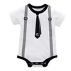 Newborn Baby Summer Gentleman Rompers