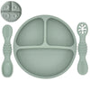 Baby Dining Plate Rice Spoon Set