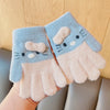 Baby Sweet Soft Cartoon Knitted Warm Gloves