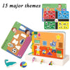 Baby Montessori Paste Quiet Book Children Toy