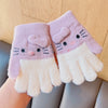 Baby Sweet Soft Cartoon Knitted Warm Gloves