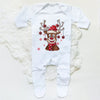 Christmas Baby grow Sleepsuit