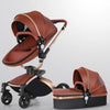 AGAPE Leather Baby Stroller